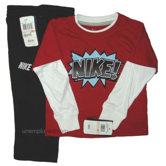 Nike Other - Boys Nike 2 pc Outfit Set Shirt Pants